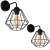 Kinkiet COLIN BLACK 1xE27 MLP4788 Milagro