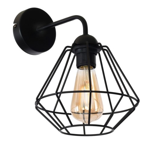 Kinkiet COLIN BLACK 1xE27 MLP4788 Milagro