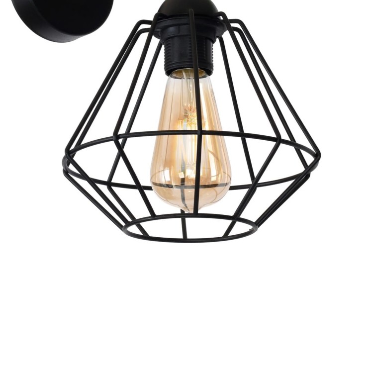 Kinkiet COLIN BLACK 1xE27 MLP4788 Milagro