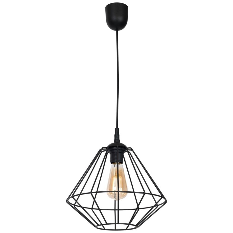 Lampa wisząca COLIN BLACK 1xE27 MLP4789 Milagro