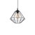 Lampa wisząca COLIN BLACK 1xE27 MLP4789 Milagro