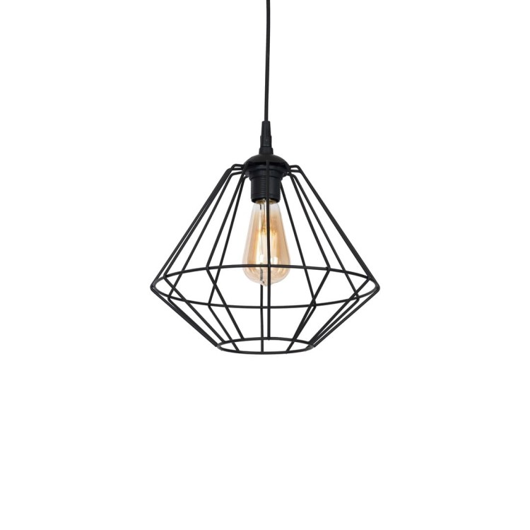 Lampa wisząca COLIN BLACK 1xE27 MLP4789 Milagro