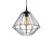 Lampa wisząca COLIN BLACK 1xE27 MLP4789 Milagro