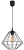 Lampa wisząca COLIN BLACK 1xE27 MLP4789 Milagro