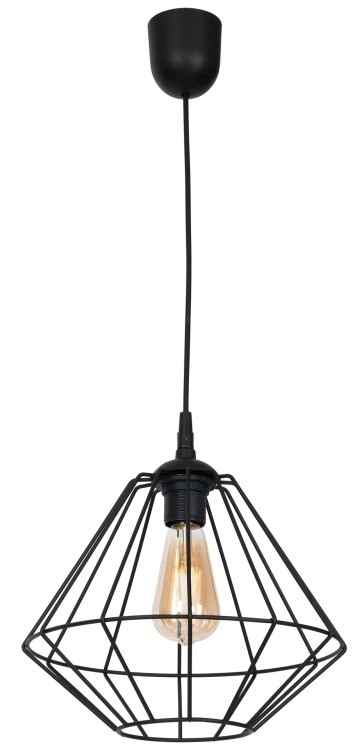 Lampa wisząca COLIN BLACK 1xE27 MLP4789 Milagro