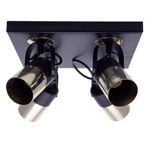 Lampa sufitowa WILSON BLACK 4xGU10 MLP4853 Milagro