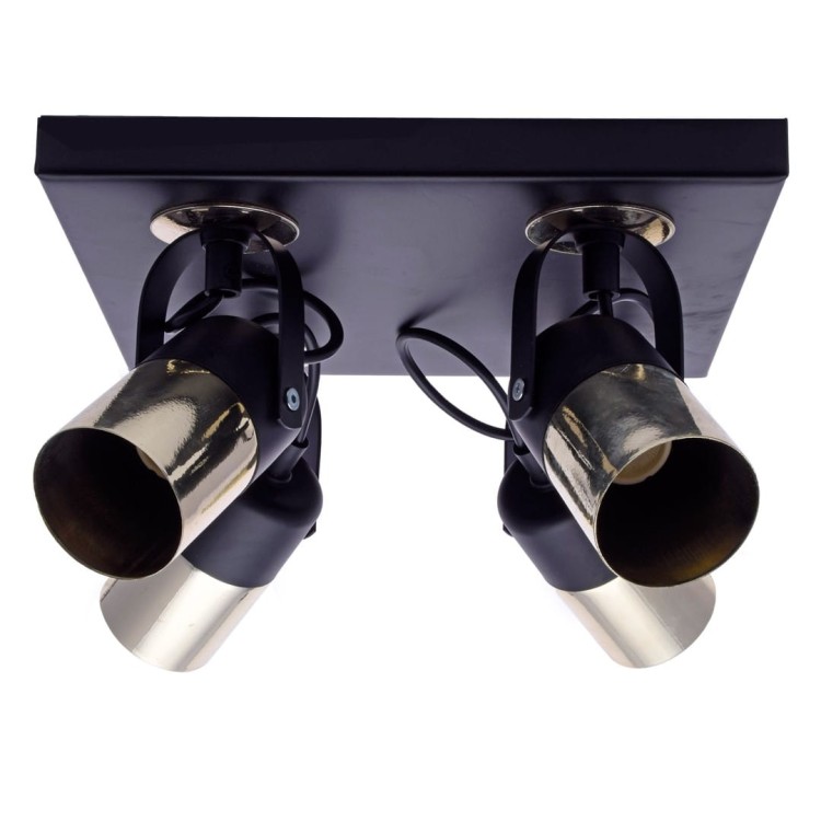 Lampa sufitowa WILSON BLACK 4xGU10 MLP4853 Milagro
