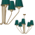 Żyrandol VICTORIA 5xE27 MLP4908 Milagro