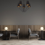 Żyrandol VICTORIA BLACK 5xE27 MLP4913 Milagro