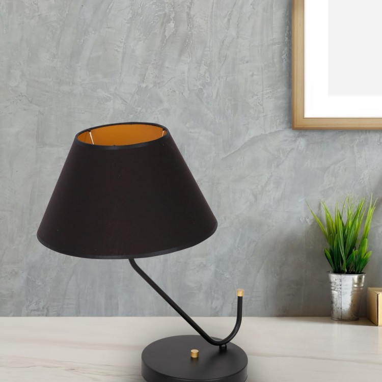 Lampa stołowa VICTORIA BLACK 1xE27 MLP4914 Milagro
