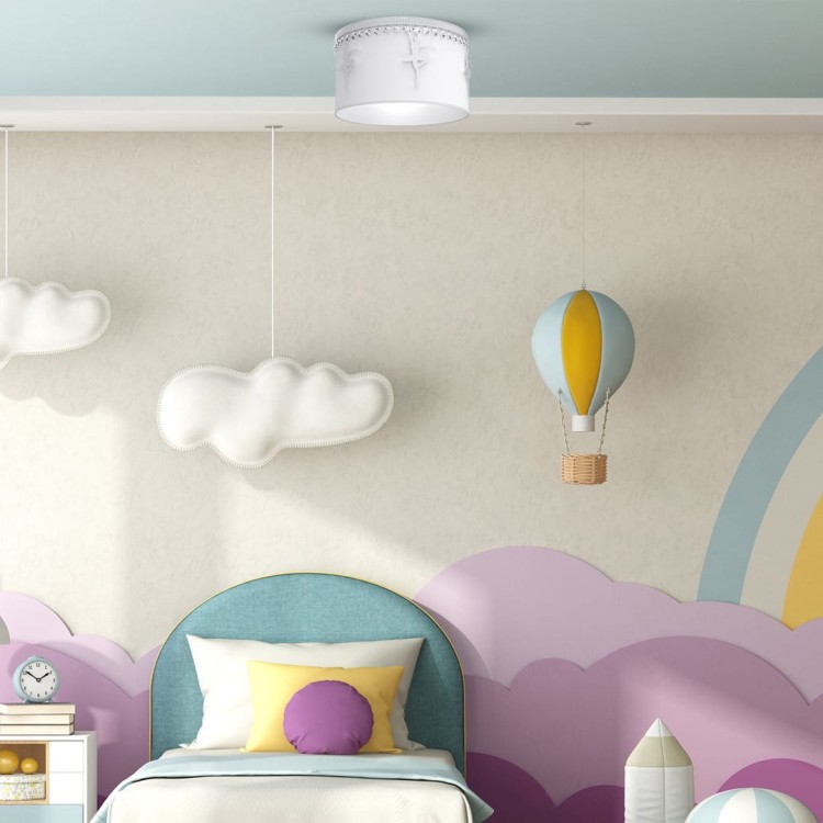 Lampa sufitowa BALETNICA WHITE 1xE27 MLP4970 Milagro