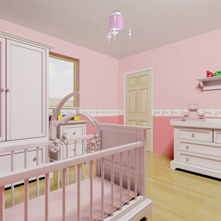 Lampa sufitowa BALETNICA PINK 1xE27 MLP4972 Milagro