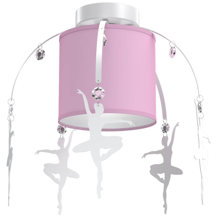 Lampa sufitowa BALETNICA PINK 1xE27 MLP4972 Milagro