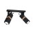 Lampa sufitowa VIDAR BLACK 2xGU10 MLP5401 Milagro