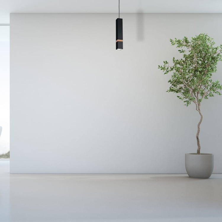 Lampa wisząca VIDAR BLACK 1xGU10 MLP5403 Milagro