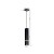 Lampa wisząca VIDAR BLACK 1xGU10 MLP5403 Milagro