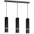 Lampa wisząca VIDAR BLACK 3xGU10 MLP5404 Milagro