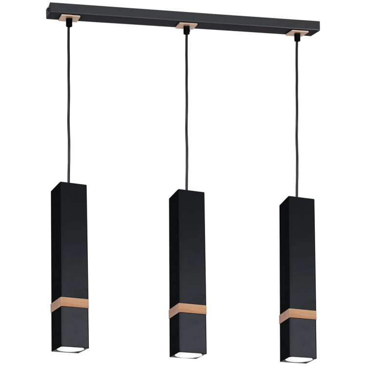 Lampa wisząca VIDAR BLACK 3xGU10 MLP5404 Milagro