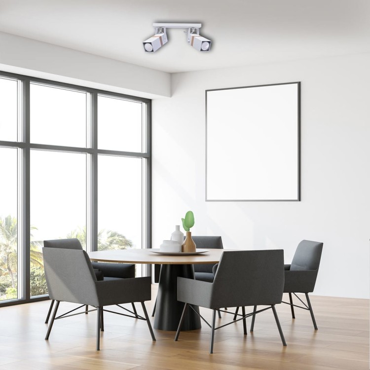 Lampa sufitowa VIDAR WHITE 2xGU10 MLP5406 Milagro