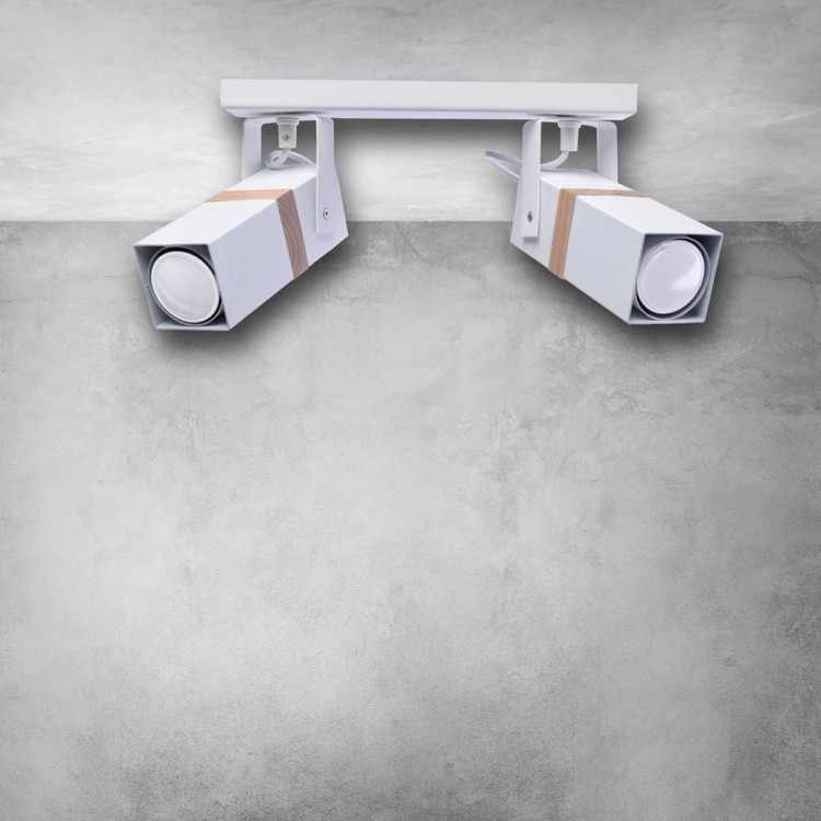 Lampa sufitowa VIDAR WHITE 2xGU10 MLP5406 Milagro
