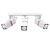 Lampa sufitowa VIDAR WHITE 3xGU10 MLP5407 Milagro