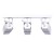 Lampa sufitowa VIDAR WHITE 3xGU10 MLP5407 Milagro