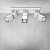 Lampa sufitowa VIDAR WHITE 3xGU10 MLP5407 Milagro