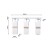 Lampa sufitowa VIDAR WHITE 3xGU10 MLP5407 Milagro