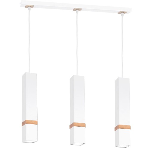 Lampa wisząca VIDAR WHITE 3xGU10 MLP5409 Milagro