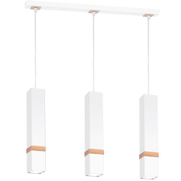 Lampa wisząca VIDAR WHITE 3xGU10 MLP5409 Milagro