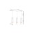 Lampa wisząca VIDAR WHITE 3xGU10 MLP5409 Milagro