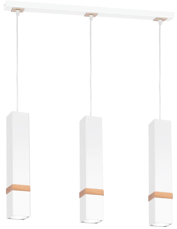 Lampa wisząca VIDAR WHITE 3xGU10 MLP5409 Milagro