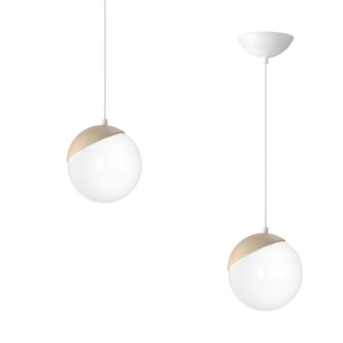 Lampa wisząca SFERA WOOD 1xE14 MLP5424 Milagro