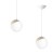 Lampa wisząca SFERA WOOD 1xE14 MLP5424 Milagro