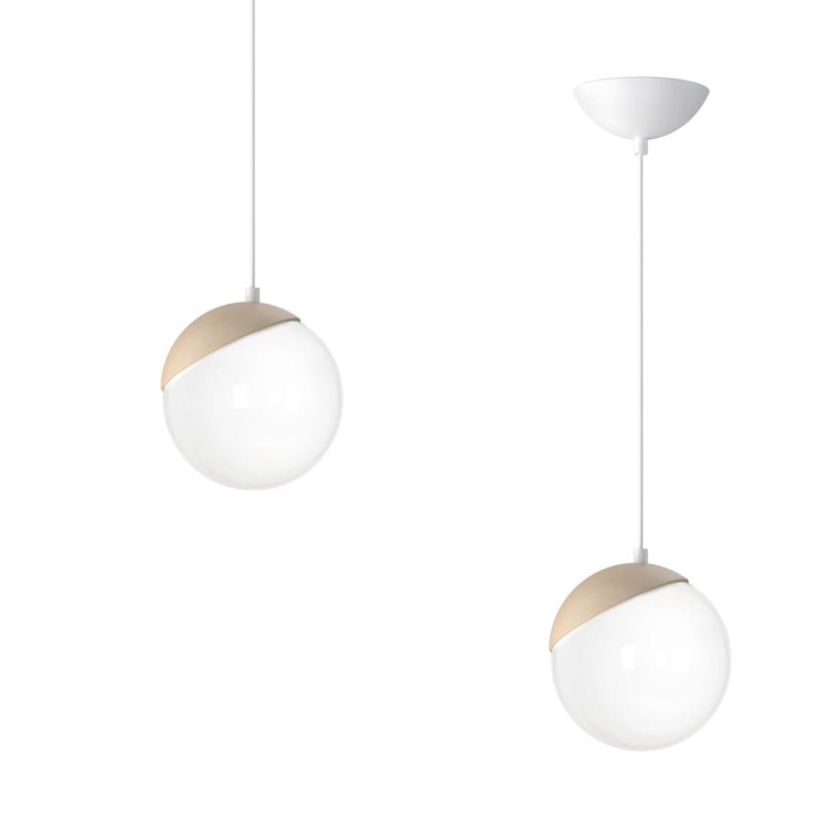 Lampa wisząca SFERA WOOD 1xE14 MLP5424 Milagro