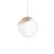 Lampa wisząca SFERA WOOD 1xE14 MLP5424 Milagro