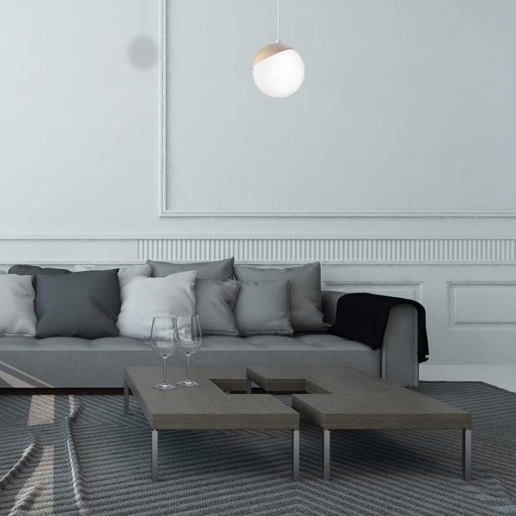 Lampa wisząca SFERA WOOD 1xE14 MLP5424 Milagro
