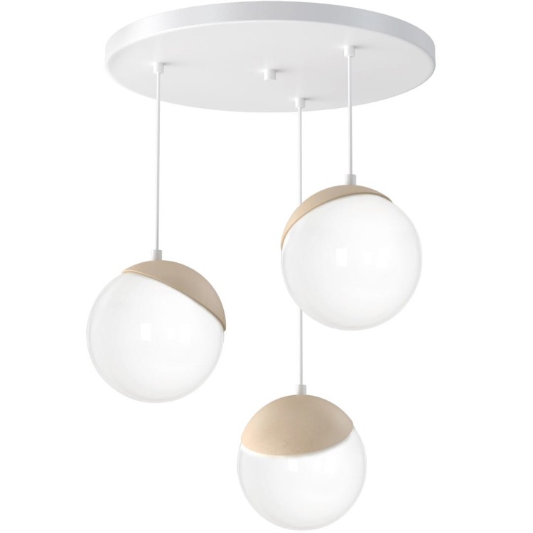 Lampa wisząca SFERA WOOD 3xE14 MLP5425 Milagro