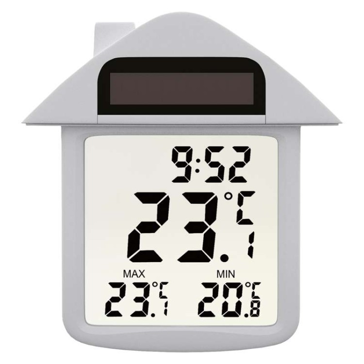 Termometr okienny zewnętrzny LCD solarny OT3335S E3335 Emos bezprzewodowy