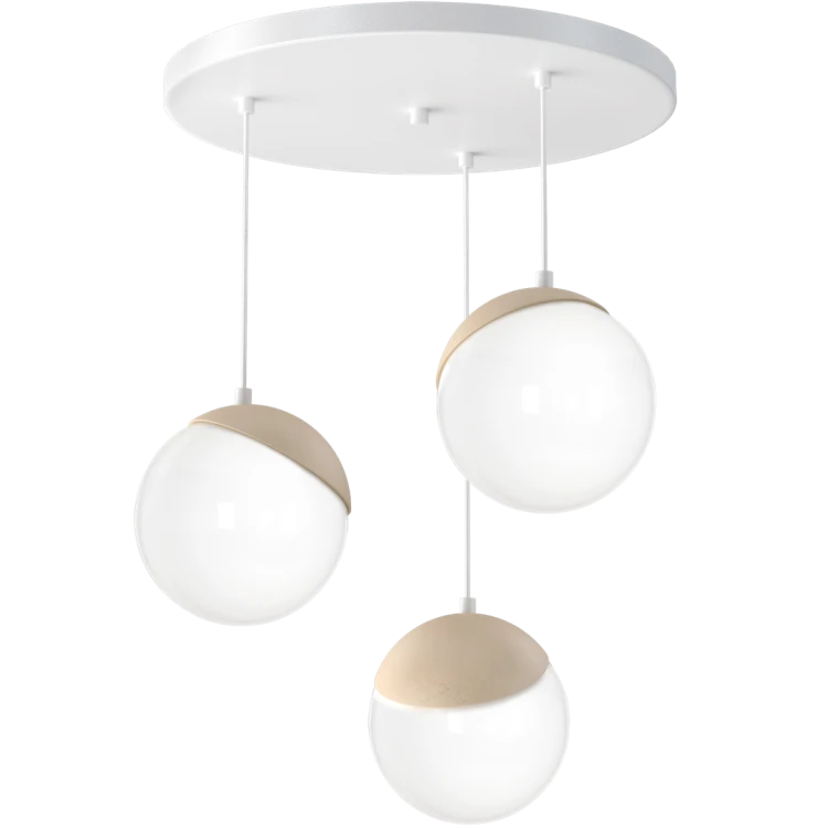 Lampa wisząca SFERA WOOD 3xE14 MLP5425 Milagro