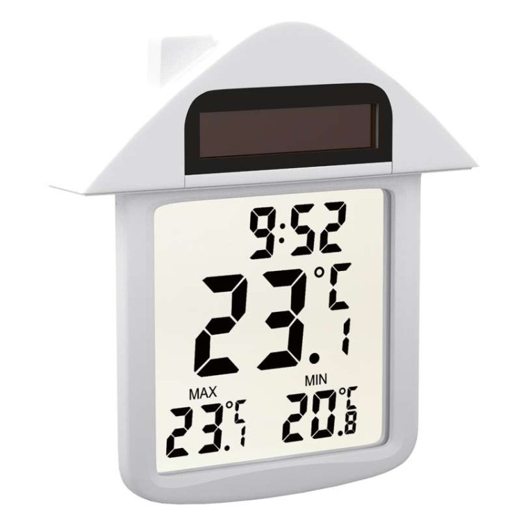 Termometr okienny zewnętrzny LCD solarny OT3335S E3335 Emos bezprzewodowy