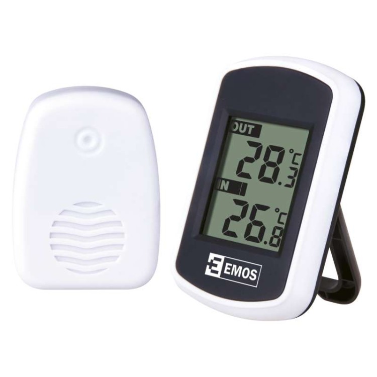 Termometr LCD zasięg 100m E0042 Emos bezprzewodowy