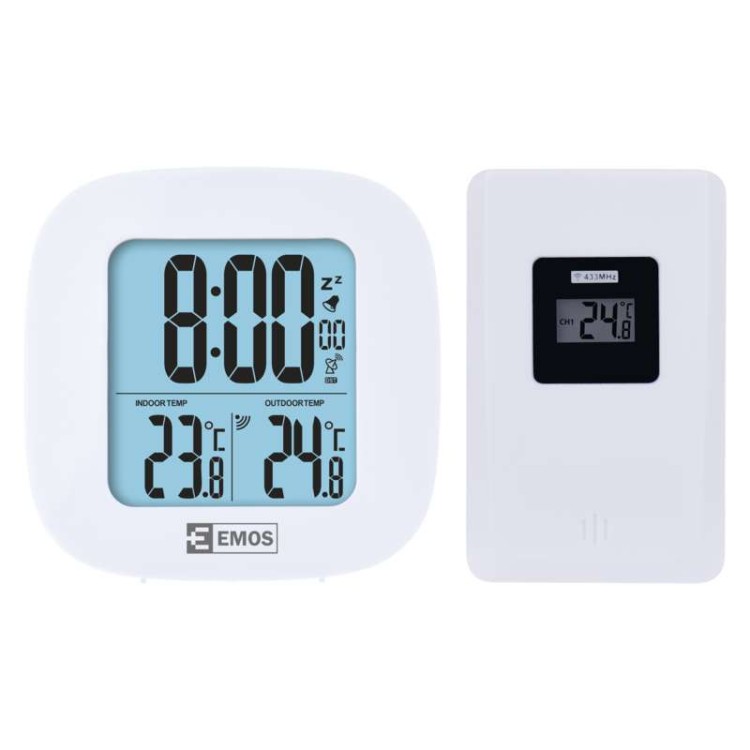 Termometr LCD zasięg 30m E0127 Emos bezprzewodowy