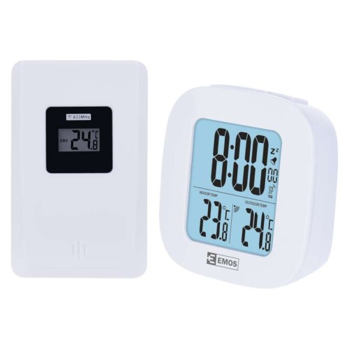 Termometr LCD zasięg 30m E0127 Emos bezprzewodowy