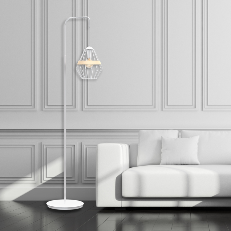 Lampa stojąca CLIFF WHITE 1xE27 MLP5522 Milagro