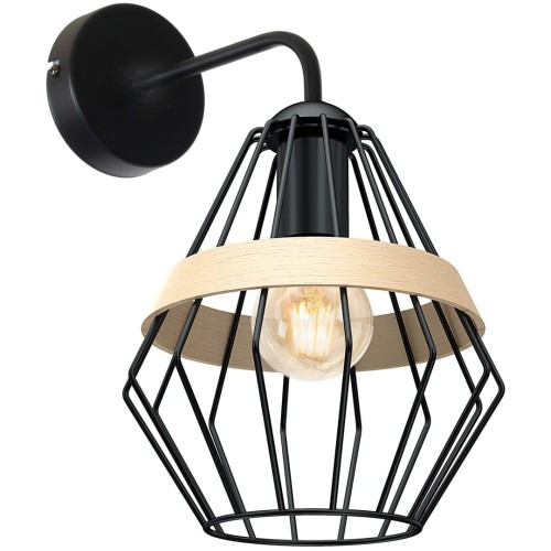 Kinkiet CLIFF BLACK 1xE27 MLP5523 Milagro