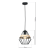 Lampa wisząca CLIFF BLACK 1xE27 MLP5524 Milagro