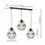 Lampa wisząca CLIFF BLACK 3xE27 MLP5525 Milagro