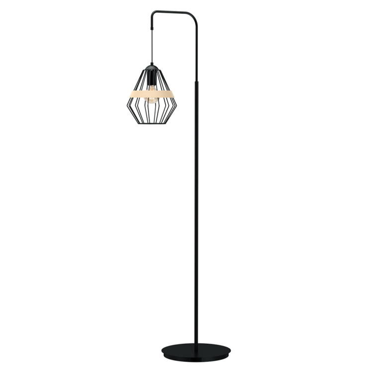 Lampa stojąca CLIFF BLACK 1xE27 MLP5528 Milagro