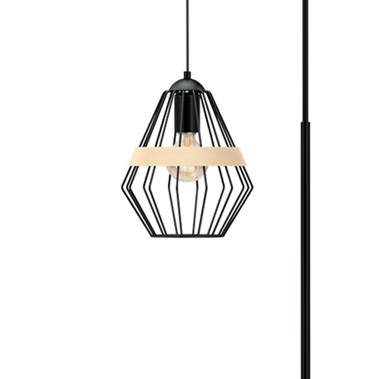 Lampa stojąca CLIFF BLACK 1xE27 MLP5528 Milagro